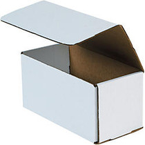 Office Wagon; Brand White Corrugated Mailers, 12 inch; x 4 inch; x 4 inch;, Pack Of 50