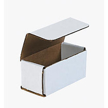 Office Wagon; Brand White Corrugated Mailers, 4 inch; x 2 inch; x 2 inch;, Pack Of 50