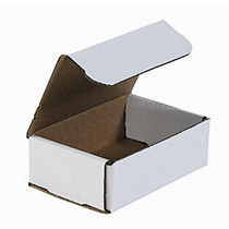Office Wagon; Brand White Corrugated Mailers, 6 inch; x 4 inch; x 2 inch;, , Pack Of 50
