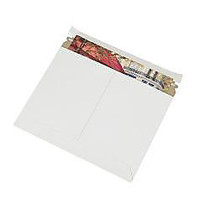Partners Brand White Utility Flat Mailers 14 7/8 inch; x 11 7/8 inch;, Pack of 200