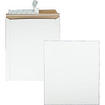 Quality Park Redi-Strip Photo/Document Mailer - Board - 12.75 inch; Width x 15 inch; Length - Self-sealing - Fiberboard - 25 / Box - White