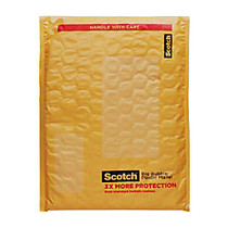 Scotch; Cushioned Mailer, #2, 8 1/2 inch; x 11 inch;, Manila, Pack Of 25