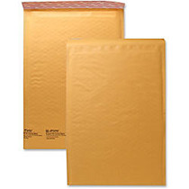 Sealed Air Jiffylite Cellular Cushioned Mailer - Bubble - #5 - 10.50 inch; Width x 16 inch; Length - Peel & Seal - Kraft - 25 / Carton - Kraft