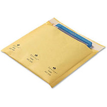 Sparco CD/DVD Cushioned Mailers - Multipurpose - 7.25 inch; Width x 8 inch; Length - Self-sealing - Kraft - 25 / Pack - Gold