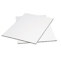 Office Wagon Brand 100% Recycled Material Kraft Corrugated Sheets, 40 inch; x 48 inch;, White, Pack Of 20