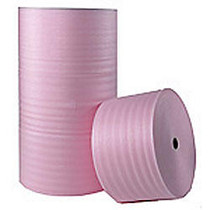 Office Wagon; Brand Antistatic Foam Roll, 1/4 inch; x 72 inch; x 250', Slit At 18 inch;