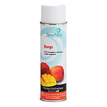 TimeMist Premium Hand-Held Air Freshener, Mango, 20oz Aerosol. Includes twelve 20-oz cans of air freshener.