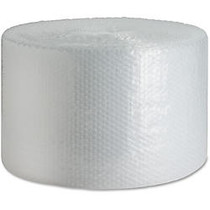 Sparco 3/16 inch; Small Bubble Cushioning Roll - 12 inch; Width x 250 ft Length - 187.5 mil Thickness - Flexible, Lightweight - Polyethylene - Clear