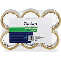 3M Tartan General Purpose Packing Tape - 1.89 inch; Width x 54.68 yd Length - 3 inch; Core - 1.90 mil - Rubber Resin Backing - Long Lasting, Strong - 6 / Pack - Clear
