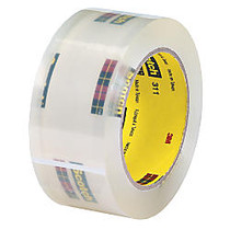 3M; 311 Carton Sealing Tape, 2 inch; x 110 Yd., Clear, Case Of 36