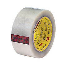 3M; 355 Carton Sealing Tape, 2 inch; x 55 Yd., Clear, Case Of 36
