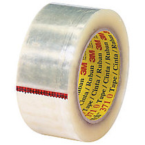3M; 371 Carton Sealing Tape, 2 inch; x 110 Yd., Clear, Case Of 36