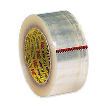 3M; 371 Carton Sealing Tape, 2 inch; x 55 Yd., Clear, Case Of 36