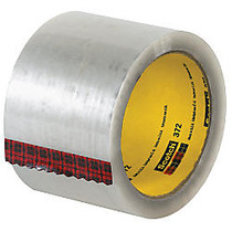 3M; 372 Carton Sealing Tape, 3 inch; x 110 Yd., Clear, Case Of 24