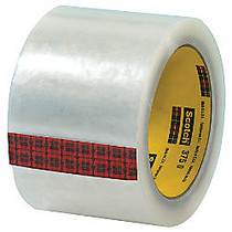 3M; 375 Carton Sealing Tape, 3 inch; x 55 Yd., Clear, Case Of 24