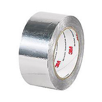 3M; 425 Aluminum Foil Tape, 2 inch; x 5 Yd., Silver