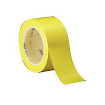 3M; 471 Solid Vinyl Tape, 2 inch; x 36 Yd., Yellow, Case Of 3
