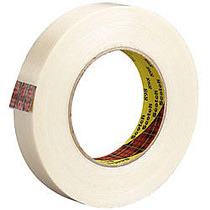 3M; 898 Strapping Tape, 3/8 inch; x 60 Yd., Clear, Case Of 96