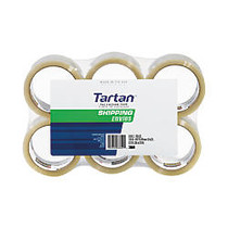 3M&trade; Tartan&trade; 3710 General Purpose Packaging Tape, 3 inch; Core, 1 7/8 inch; x 54.6 Yd., Clear, Pack Of 6