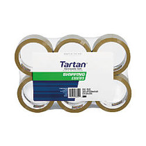 3M&trade; Tartan&trade; 3710 General Purpose Packaging Tape, 3 inch; Core, 1 7/8 inch; x 54.6 Yd., Tan, Pack Of 6