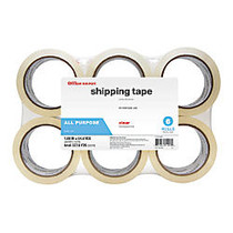Office Wagon; Brand Shipping Tape, Multipurpose, 1.89 inch; x 54.6 Yd., Clear, Pack Of 6 Rolls