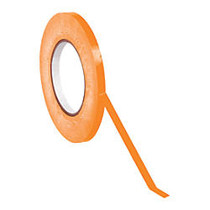 Partners Brand Bag Tape, 3/8 inch; x 180 Yd., Orange, Case Of 16