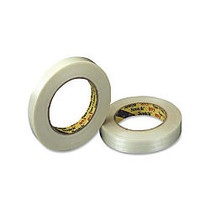 Scotch Filament Tape - 1 inch; Width x 60 yd Length - 3 inch; Core - Glass Yarn Backing - 1 / Roll - Clear
