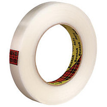 Scotch; 8651 Strapping Tape, 3 inch; Core, 0.75 inch; x 60 Yd., Clear, Case Of 48