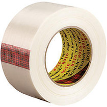 Scotch; 8916 Strapping Tape, 3 inch; Core, 2 inch; x 60 Yd., Clear, Case Of 12