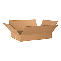 Office Wagon Brand Flat Corrugated Boxes 24 inch; x 20 inch; x 4 inch;, Bundle of 20