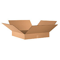 Office Wagon Brand Flat Corrugated Boxes 26 inch; x 20 inch; x 4 inch;, Bundle of 20