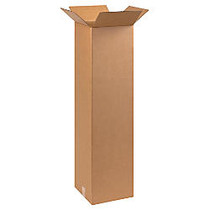 Office Wagon; Brand Corrugated Cartons, 10 inch; x 10 inch; x 40 inch;, Kraft, Pack Of 25