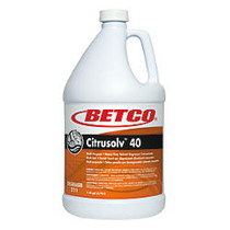 Betco; Citrusolv&trade; 40 Heavy-Duty Solvent Degreaser, Citrus Scent, 1 Gallon, Case Of 4