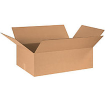 Office Wagon; Brand Corrugated Cartons, 30 inch; x 20 inch; x 10 inch;, Kraft, Pack Of 15