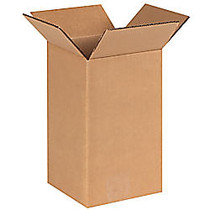 Office Wagon; Brand Corrugated Cartons, 6 inch; x 6 inch; x 10 inch;, Kraft, Pack Of 25