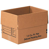 Office Wagon; Brand Deluxe Moving Boxes, 16 inch; x 12 inch; x 12 inch;, Kraft, Pack Of 25