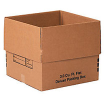 Office Wagon; Brand Deluxe Moving Boxes, 18 inch; x 18 inch; x 16 inch;, Kraft, Pack Of 20