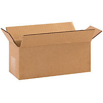 Office Wagon; Brand Long Boxes, 10 inch;L x 4 inch;H x 4 inch;W, Kraft, Pack Of 25