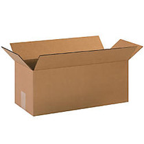 Office Wagon; Brand Long Boxes, 20 inch;L x 8 inch;H x 8 inch;W, Kraft, Pack Of 25