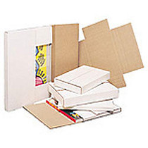 Office Wagon; Brand Multi-Depth Bookfold Mailers, 11 1/8 inch; x 8 5/8 inch; x 2 inch;, White, Pack Of 50