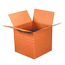 Office Wagon; Brand Multi-Depth Corrugated Cartons, 12 inch; x 10 inch; x 4 inch;, Scored 2 inch;, Kraft, Pack Of 25