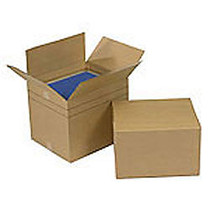 Office Wagon; Brand Multi-Depth Corrugated Cartons, 22 inch; x 22 inch; x 22 inch;, Scored 20 inch;, 18 inch;, 16 inch;, Kraft, Pack Of 10