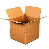 Office Wagon; Brand Multi-Depth Corrugated Cartons, 4 inch; x 8 inch; x 6 inch;, Kraft, Pack Of 25