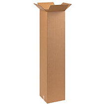 Office Wagon; Brand Tall Boxes, 10 inch; x 10 inch; x 48 inch;, Kraft, Pack Of 20