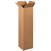 Office Wagon; Brand Tall Boxes, 12 inch; x 12 inch; x 48 inch;, Kraft, Pack Of 15