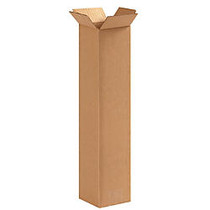 Office Wagon; Brand Tall Boxes, 4 inch; x 4 inch; x 18 inch;, Kraft, Pack Of 25