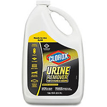 Clorox Urine Remover Refill - Liquid Solution - 1 gal (128 fl oz) - 4 / Carton - Clear
