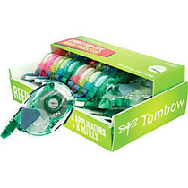 Tombow Refillable Correction Tape Value Pack - 0.17 inch; Width - Refillable, Quick Drying - 10 / Pack - White, Assorted Tape