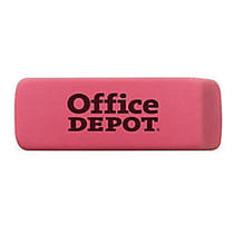 Office Wagon; Brand Pink Bevel Erasers, Large, Pack Of 12