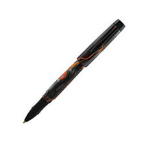 Monteverde; Intima&trade; Rollerball Pen, Fine Point, 0.7 mm, Grey Barrel, Black Ink